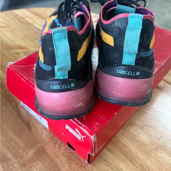 Puma Colorful Athletic Shoes with Black and Yellow - Picture 2 of 4